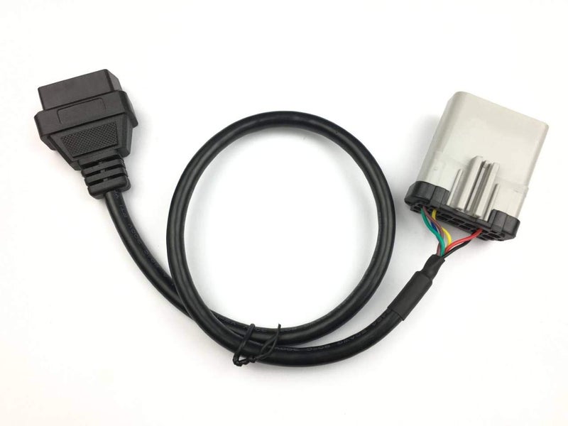YPP RP-1226 14 Way to 16 pin OBD ii Female ELD Cable RP1226 to OBD2 Adapter Cable - Image 3